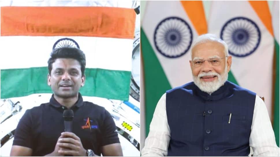 PM Modi Congratulates Shubhanshu Shukla On Historic ISS Journey, Shares Gajar ka Halwa Moment | WATCH