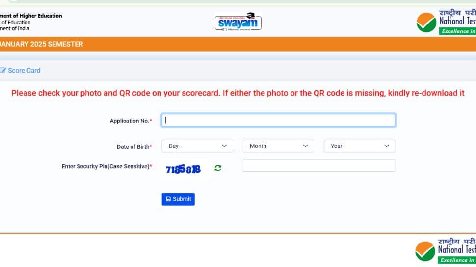 NTA SWAYAM January Semester Result 2025 OUT At exams.nta.ac.in/swayam- Check Direct Link, Other Details Here