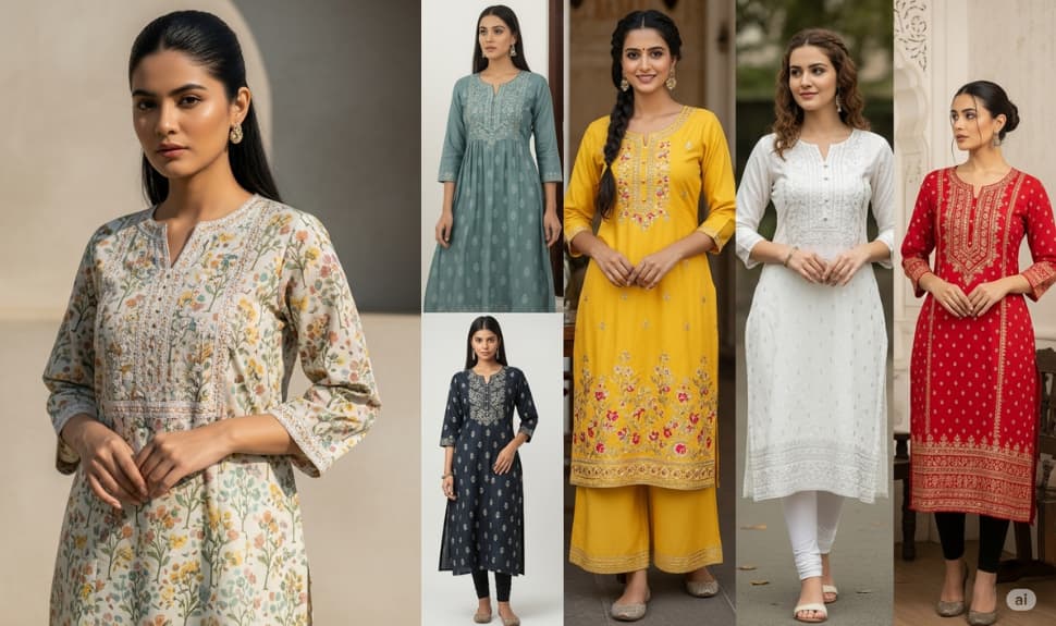 Under ₹700 Women’s Kurta Collection – Myntra Clearance Sale