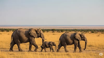 1.Elephants: 