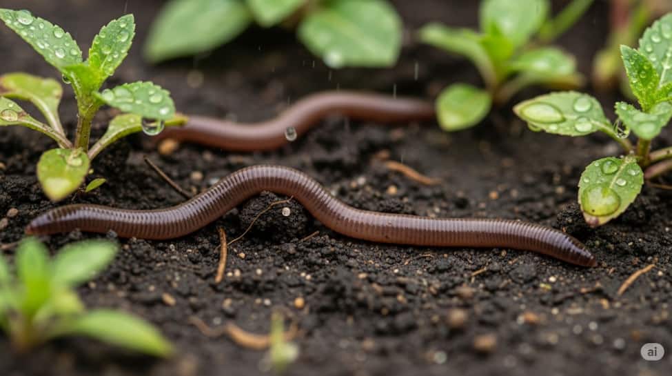 3. Earthworms: