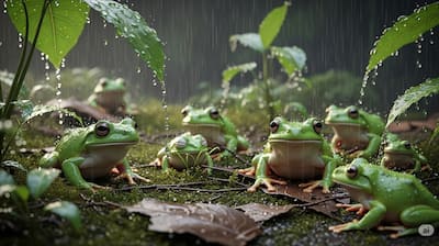 1. Frogs:
