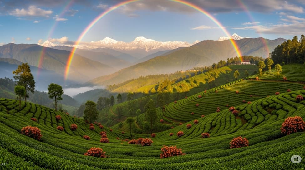 8. Darjeeling, West Bengal: 