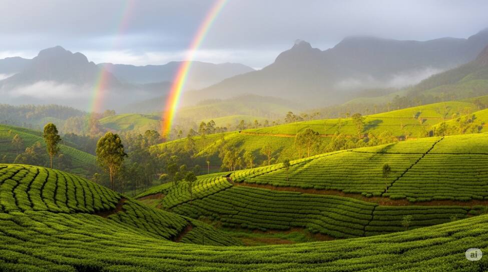 5. Munnar, Kerala: 