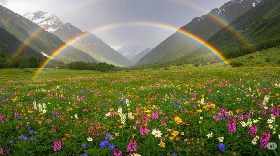 4. Valley of Flowers, Uttarakhand: 
