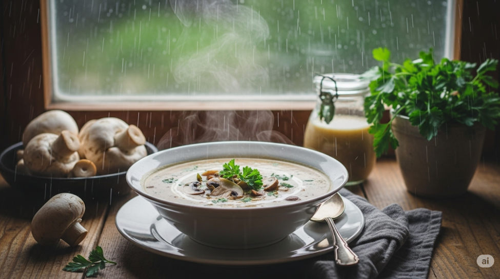 6. Mushroom Soup:
