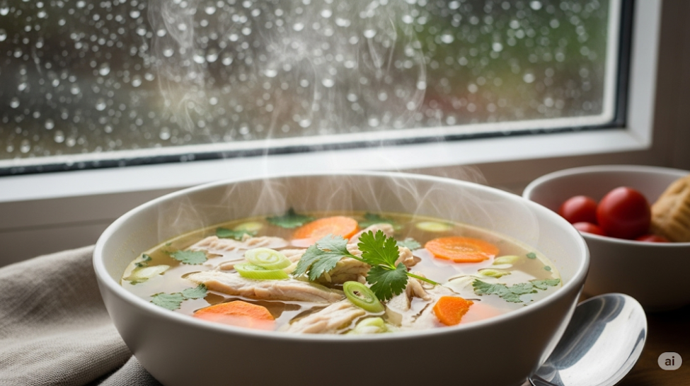 4. Chicken Clear Soup: