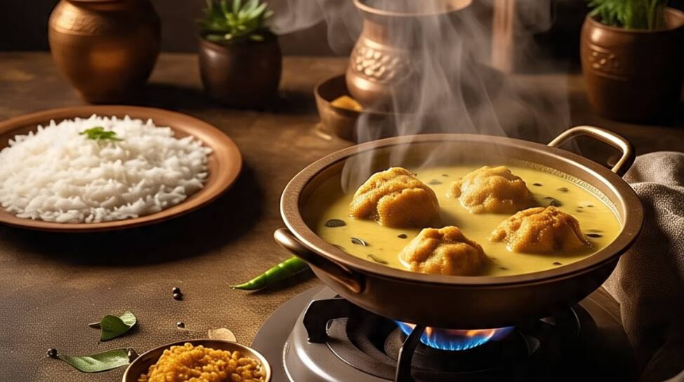 Moong Dal Pakodi Kadhi: Moong Dal Pakodi Kadhi: