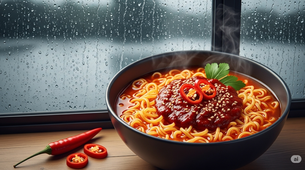6. Korean Gochujang Maggi: