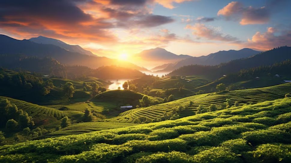 Munnar, Kerala – Rolling Green Hills and Misty Tea Gardens
