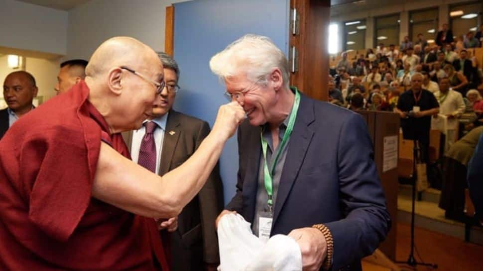 Hollywood Star Richard Gere Attends Dalai Lama's 90th Birthday Celebration In Dharamshala