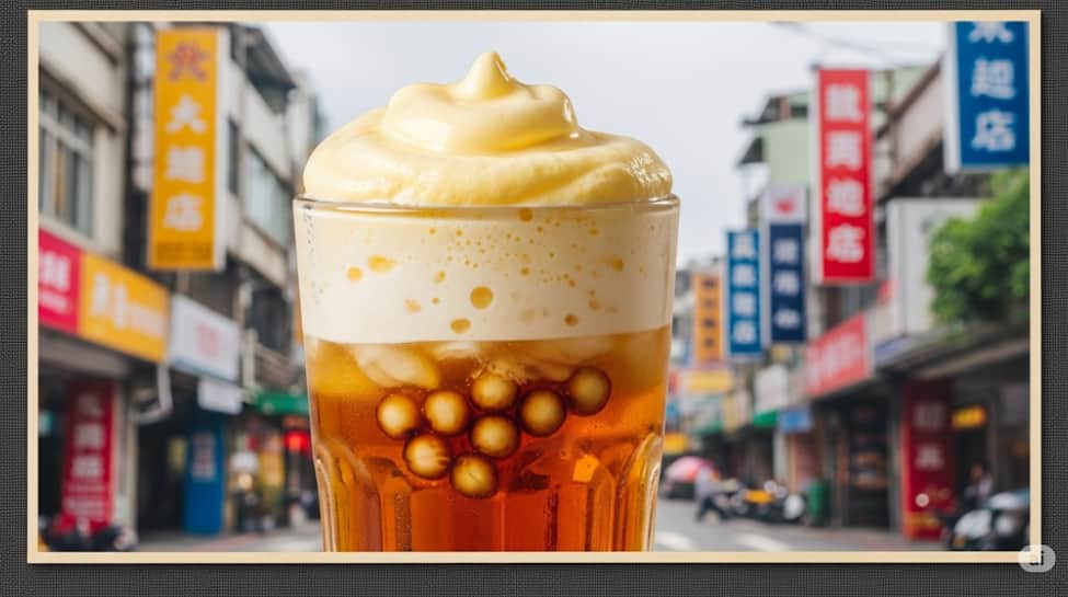 Cheese Foam Tea (Cheese Tea Boba)