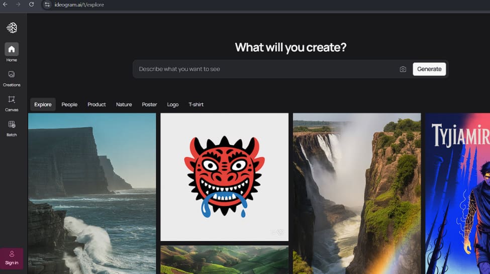 An image created with Ideogram's unique design tools