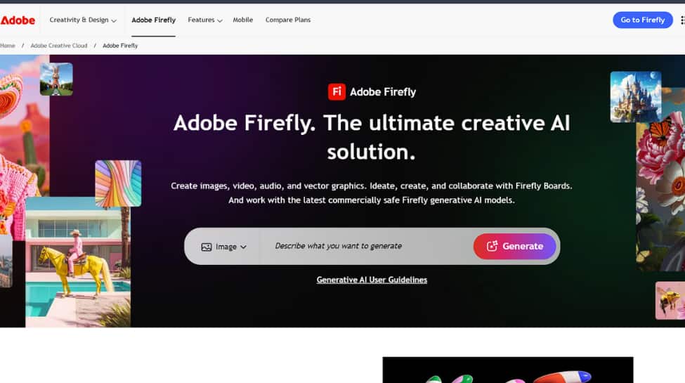 An image generated with Adobe Firefly