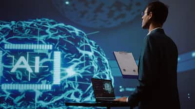 An artistic representation of AI-driven creativity