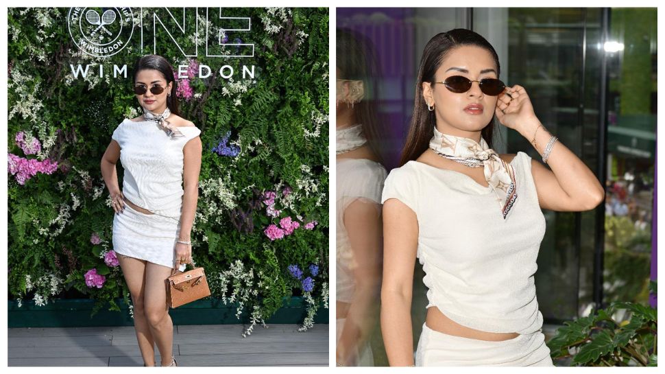 Avneet Kaur Turns Heads At Wimbledon 2025 In Sleek White Ensemble — See Her Stunning Look