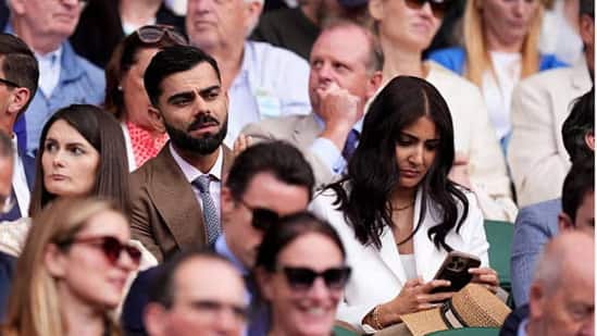 Virat Kohli, Anushka Sharma Make Stylish Appearance At Wimbledon 2025 To Watch Djokovic Storm Into Quarters Virat Kohli, Anushka Sharma Make Stylish Appearance At Wimbledon 2025 To Watch Djokovic Storm Into Quarters