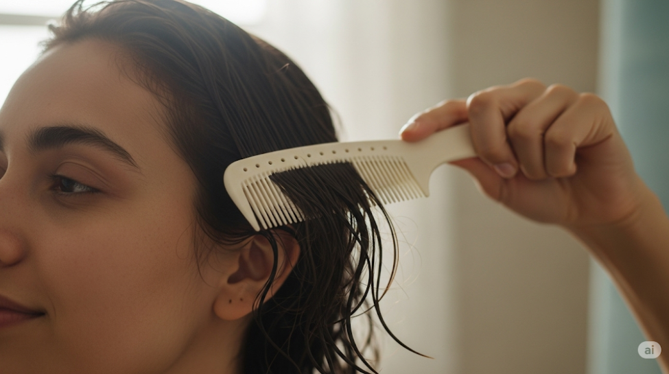 5.Use a Wide-Toothed Comb: