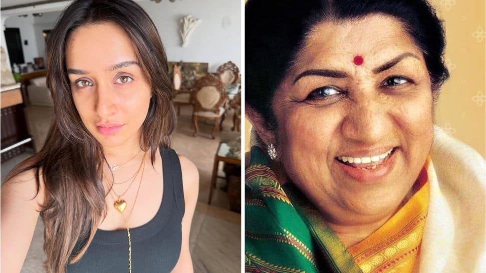 Shraddha Kapoor-Lata Mangeshkar Shraddha Kapoor-Lata Mangeshkar