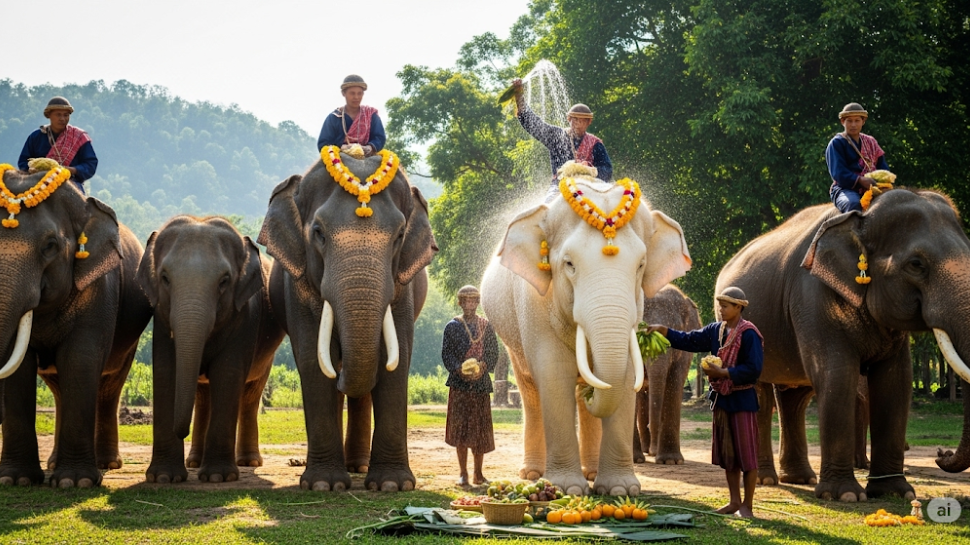 Thailand – Elephants (Symbols of Royalty & Wisdom)