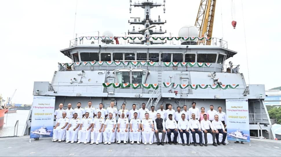 INS Nistar: India`s First Indigenous Diving Support Vessel Delivered, Bolstering Maritime Aatmanirbharta