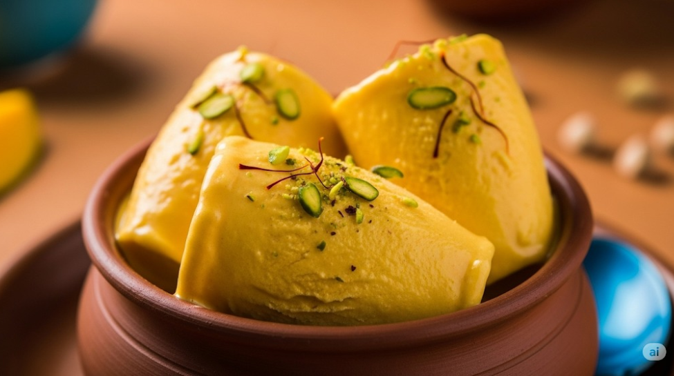 5. Mango Kulfi (India):