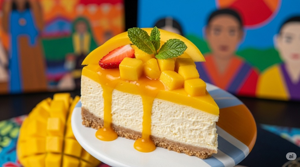 4. Mango Cheesecake (Global Fusion):