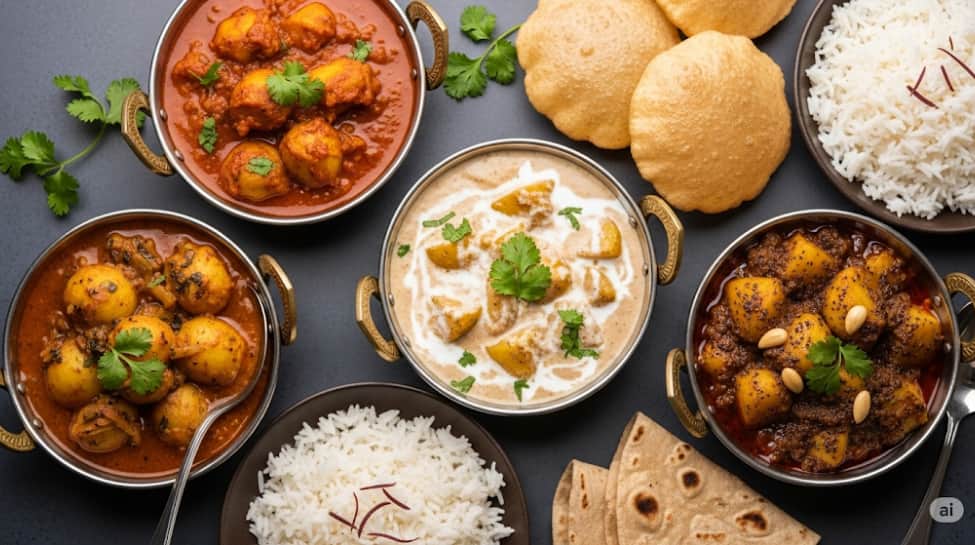  Aloo Curry: 