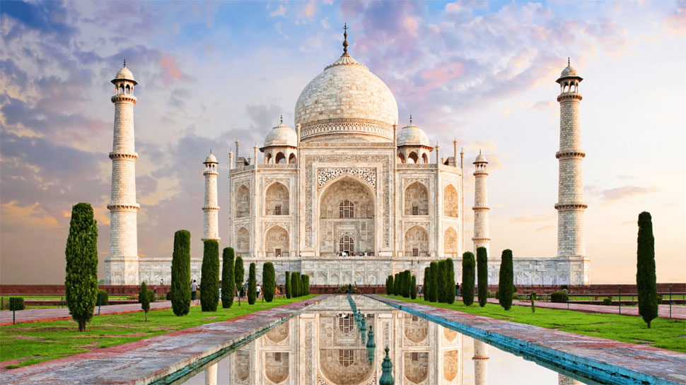 Taj Mahal's White Structure