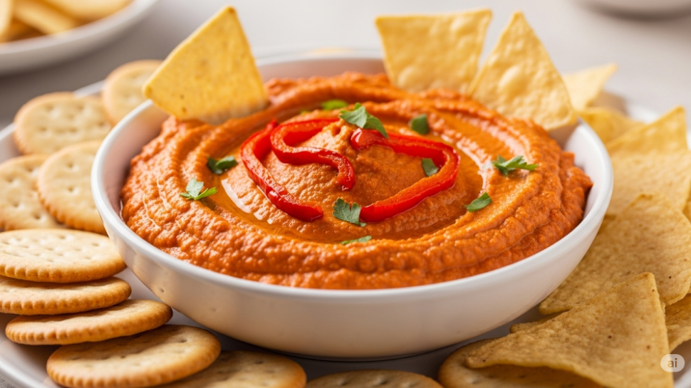 Roasted Red Pepper Hummus