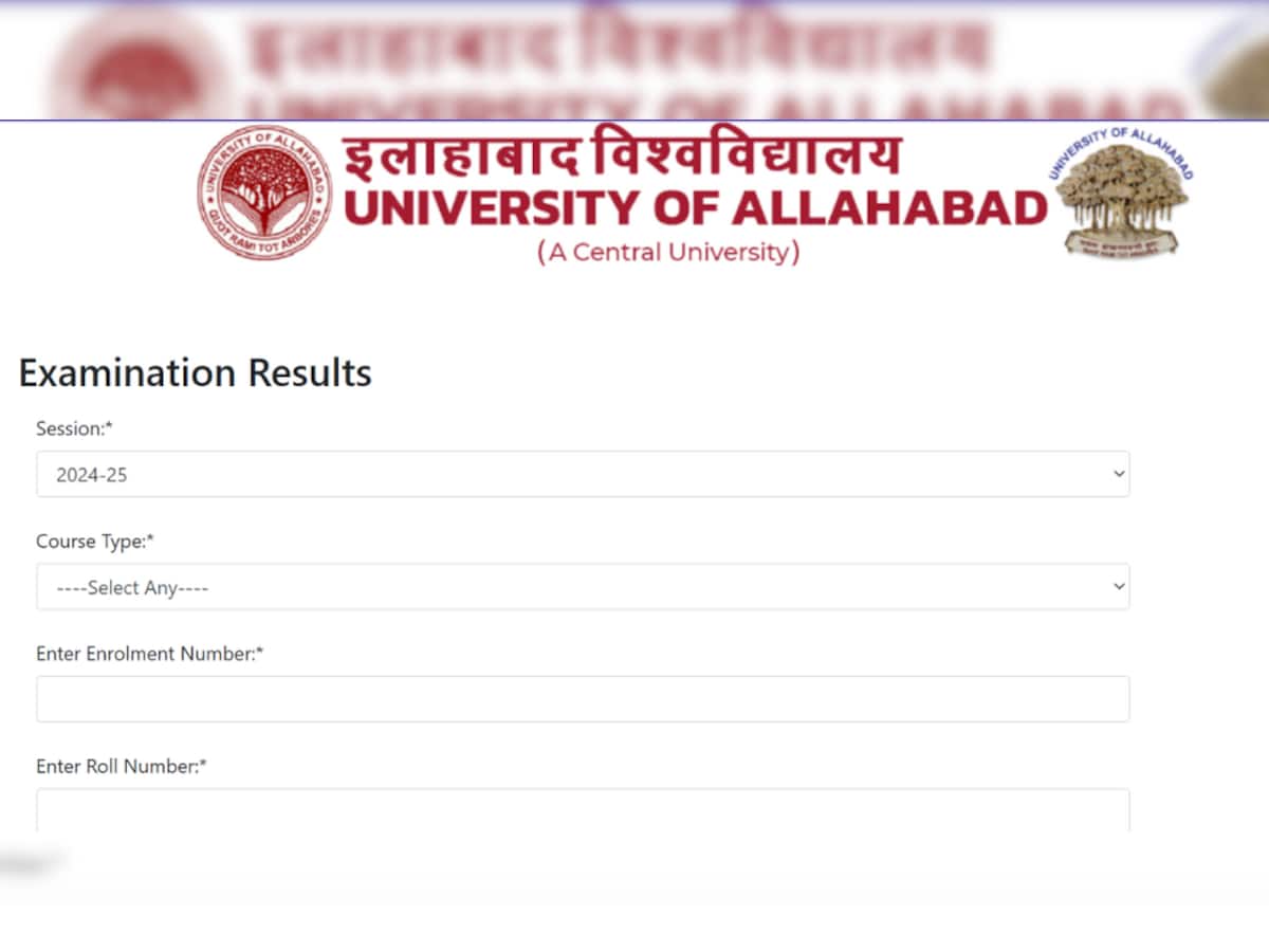 Allahabad University UG Result 2025: B.A, B.Sc, LLM Results Released