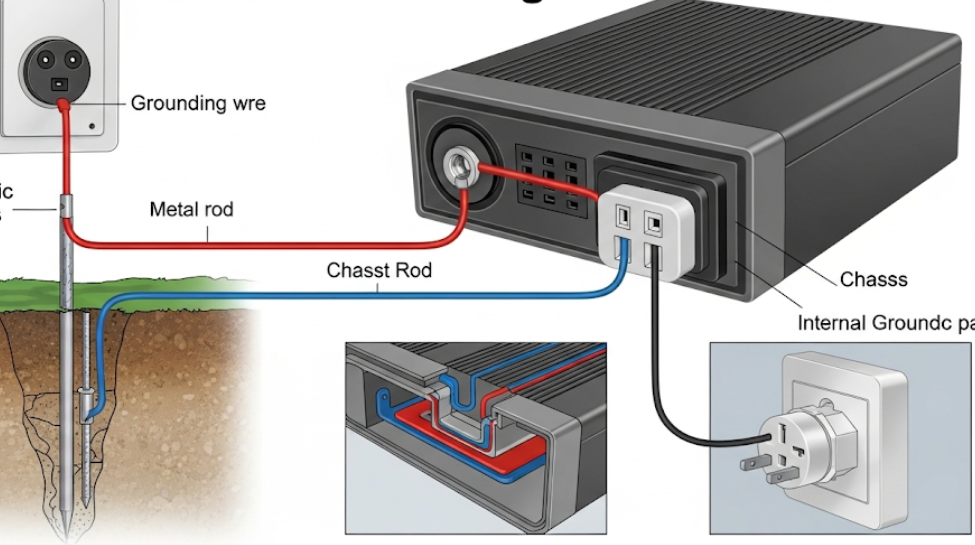 6. Ensure proper grounding: