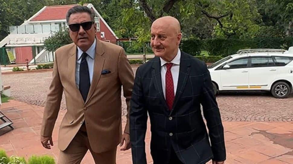 Anupam Kher, Boman Irani Reach Rashtrapati Bhavan For Special Screening Of 'Tanvi The Great'