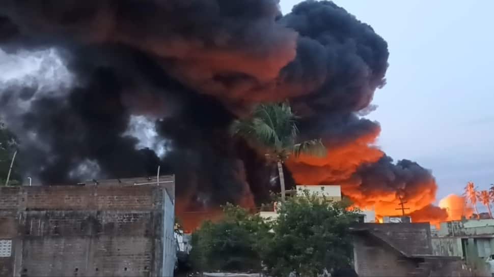 Chennai Rail Services Disrupted After Goods Train Catches Fire In Tamil Nadu