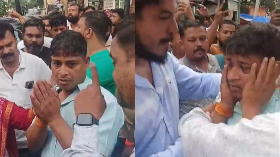 Auto Driver Thrashed By Shiv Sena (UBT) Workers Over `Anti-Marathi` Remarks In Maharashtra | Video