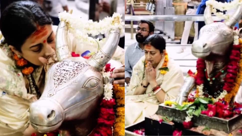 Sawan Somwar 2025: Smriti Irani Offers Prayers To Lord Shiva Ahead Of 'Kyunki Saas Bhi Kabhi Bahu Thi' Comeback