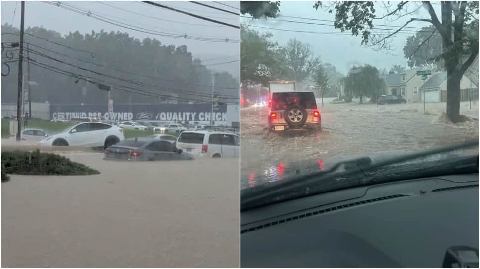 New Jersey Flash Floods: Viral Videos Show Cars Submerged In Plainfield ...