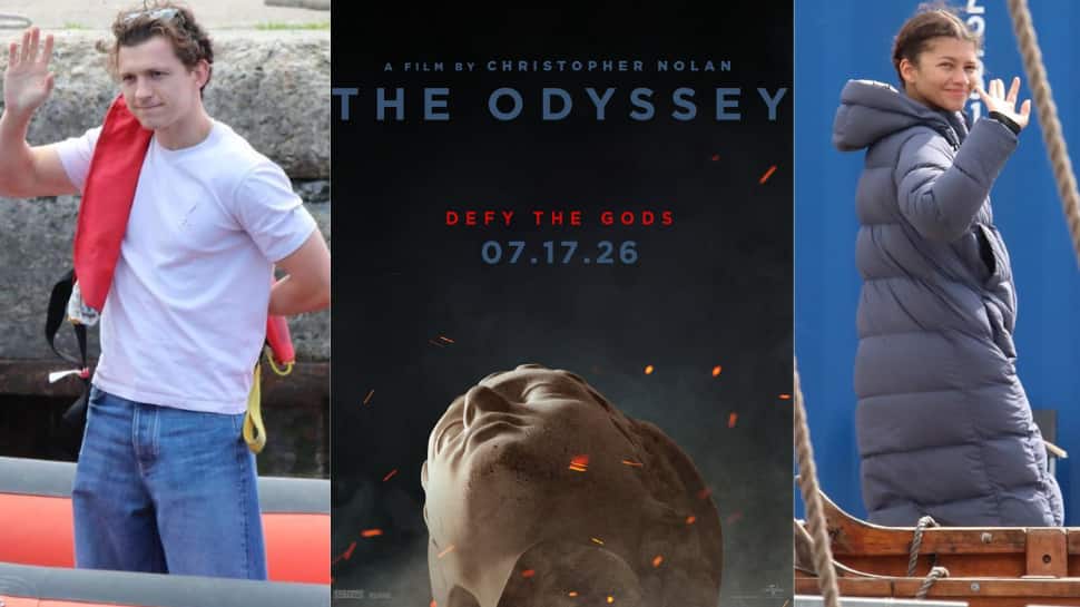 The Odyssey: Tom Holland, Zendaya And Matt Damon SPOTTED Filming For Christopher Nolan's Film– IN PICS