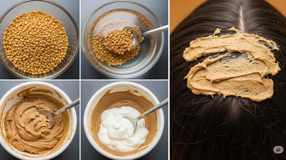 Fenugreek (Methi) + Curd Hair Pack