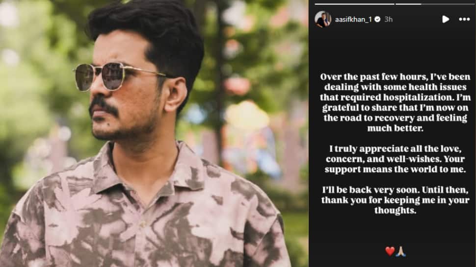 ‘Life Is a Gift...’: Actor Aasif Khan Suffers Heart Attack, Says He’s Now 'On The Road To Recovery'