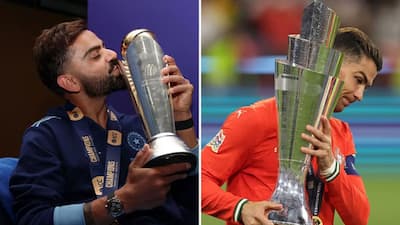 Virat Kohli and Cristiano Ronaldo 