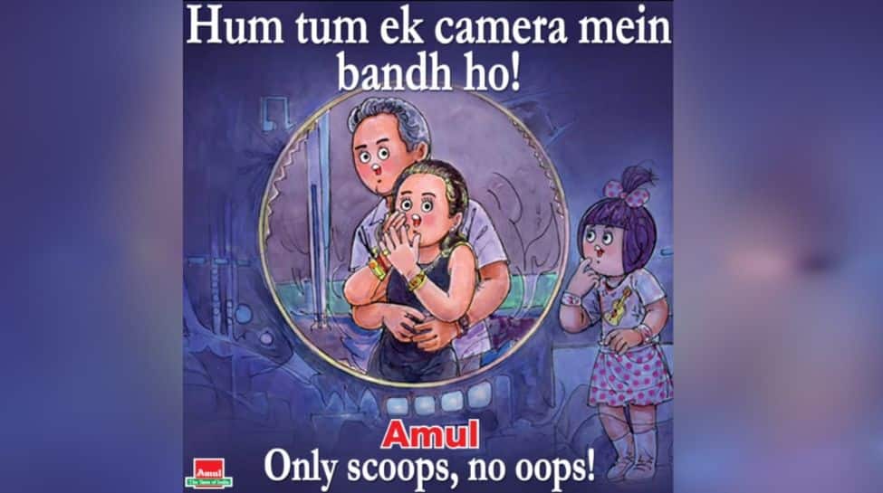 'Hum Tum Ek Camera Mein Bandh Ho!'- Amul Joins The Coldplay 'Kiss Cam' Scam Trend