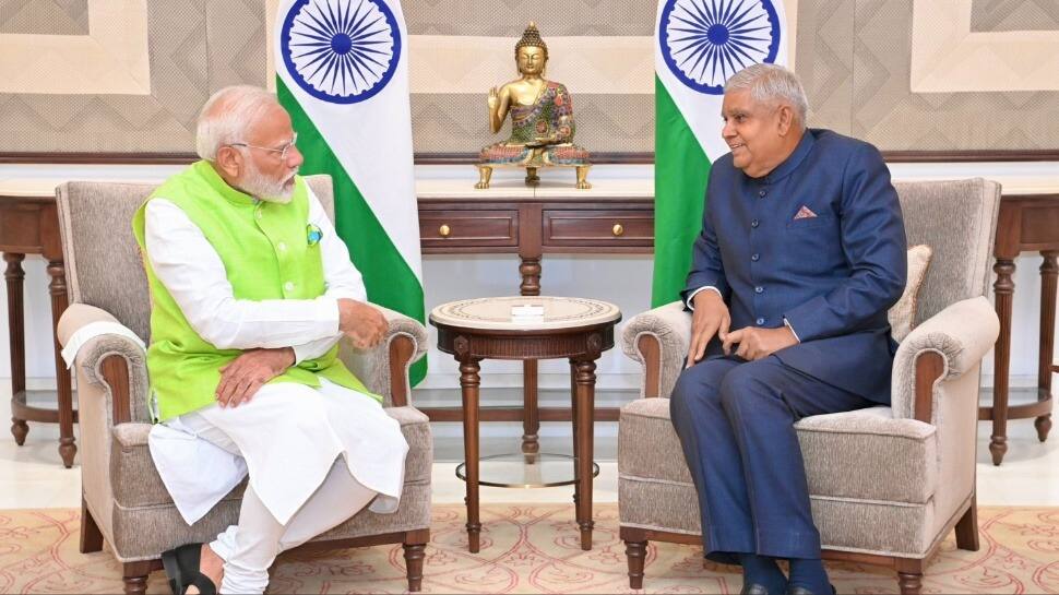 `Wishing Him Good Health`: PM Modi`s Message to Jagdeep Dhankhar After VP`s Resignation