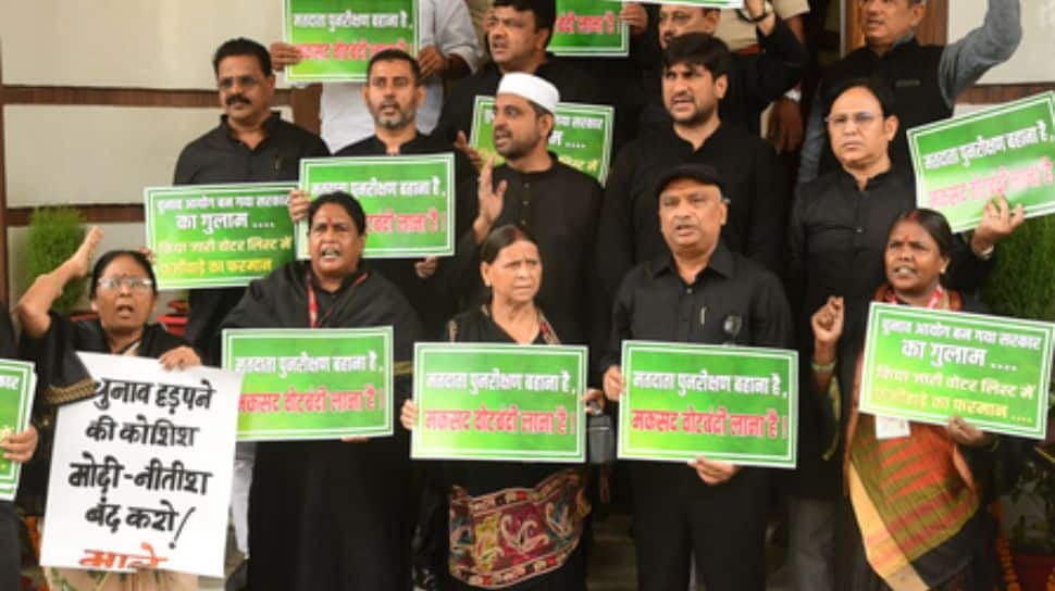 Bihar Monsoon Session: Oppn Protests In Black, Deputy CM Hits Back On Voter List Row