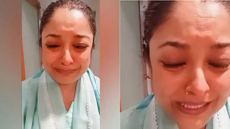 Tanushree Dutta Cries Inconsolably In Latest Video, Alleges 'Harassment At Home', 'Loud Banging Noise Outside My Door...'
