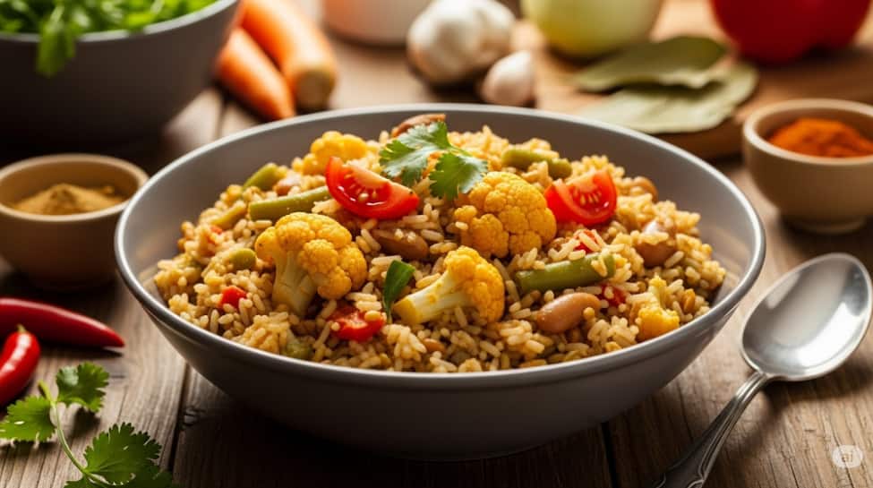 Vegetable Khichdi: Vegetable Khichdi: