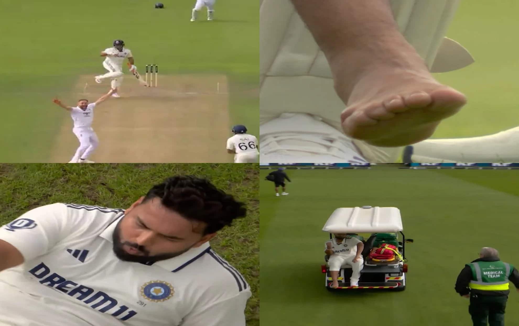 1. Rishabh Pant Injured While Attempting Risky Reverse Sweep