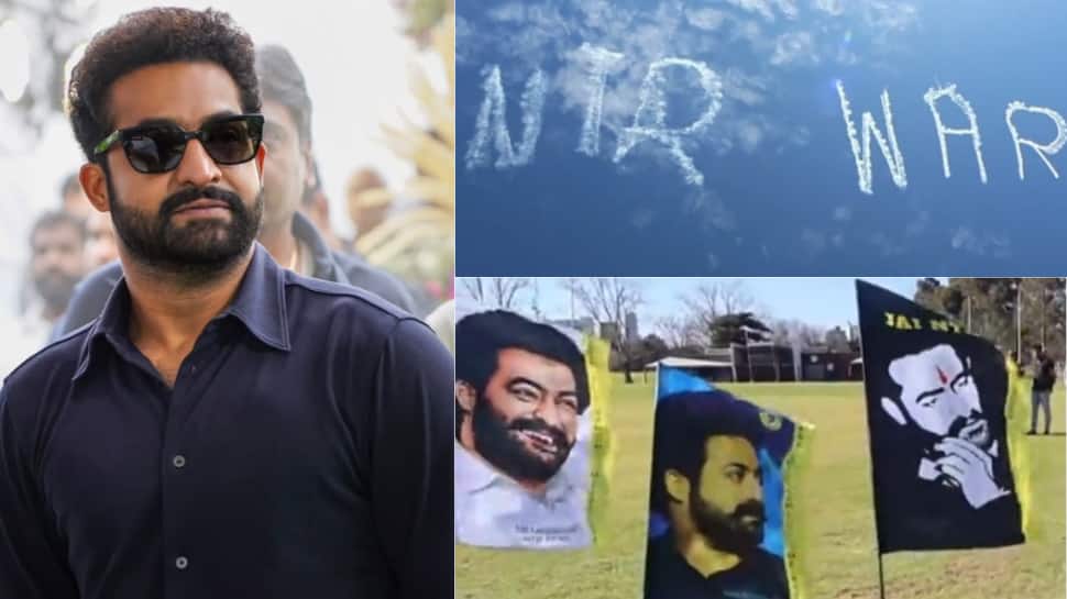 War 2 Promotions: Ahead Of Trailer Release, Jr NTR's Global Fandom Takes Over Melbourne Skies In Viral Tribute Video - WATCH