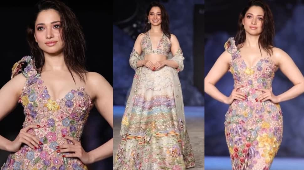Tamannaah Bhatia Turns Heads At India Couture Week 2025 In Rahul Mishra's Couture, Says THIS About Sidharth Malhotra And Kiara Advani - WATCH