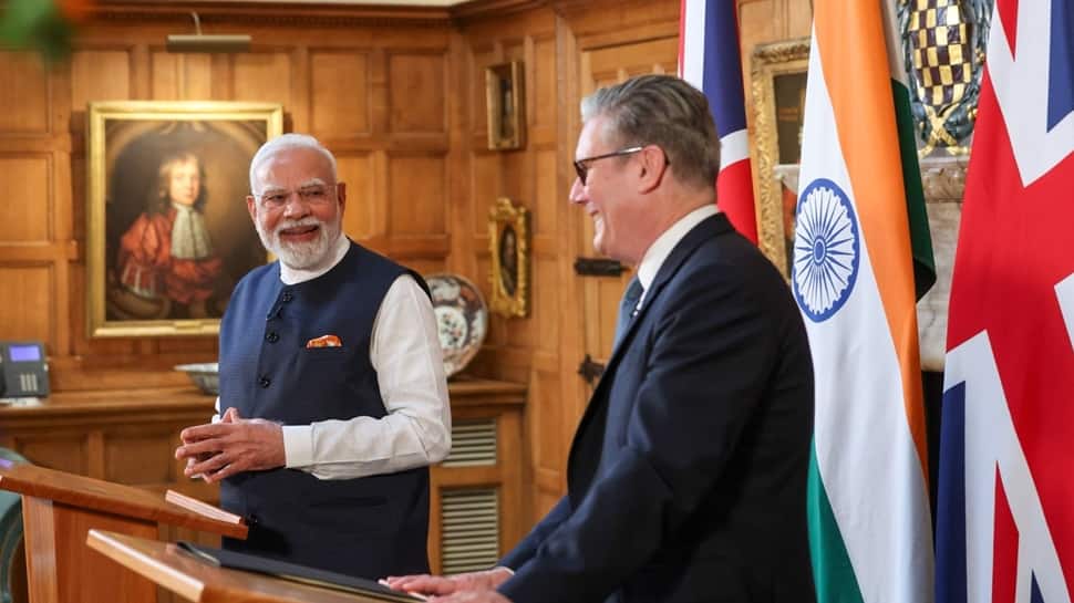 With British PM Starmer By His Side, PM Modi Urges Action Against Khalistani Extremists
